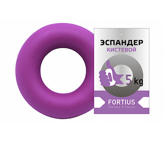Эспандер кистевой "FORTIUS 5 кг" Фиолетовый image