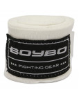 Бинты боксерские "BoyBo" 4.5 м. белые Белый-фото 4 additional image