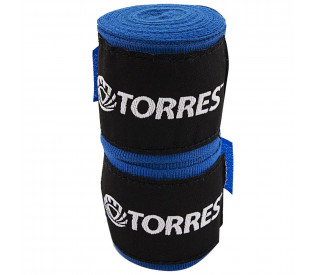 Бинт боксёрский эластичный "TORRES" 3,5м, синий
