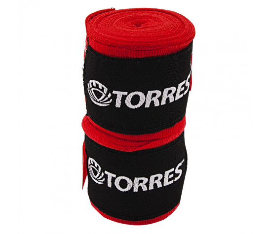 Бинты боксерские Torres 2.5 м, -, красный, хлопок image