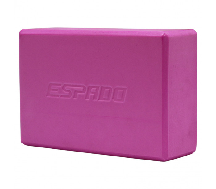 Блок для йоги "ESPADO", розовый ES2721