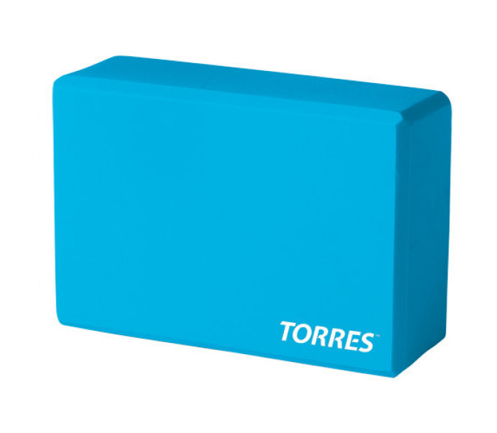 Блок для йоги "TORRES" голубой