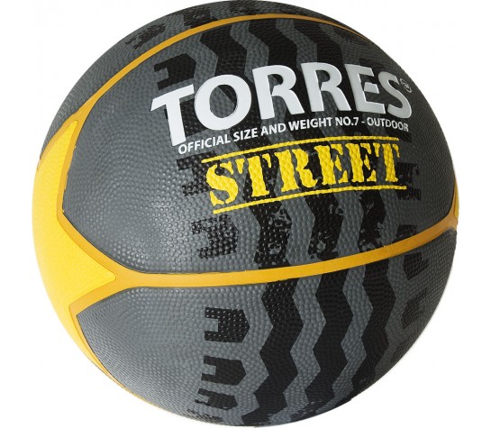 Мяч баскетбольный. "TORRES Street" р.7 Серый image