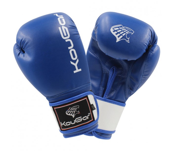 Перчатки боксерские Kougar 14 унций, синий