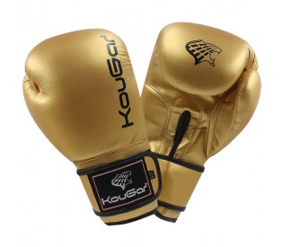Перчатки боксерские Kougar 8 унций, золото