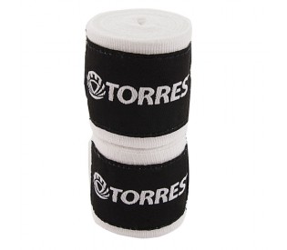 Бинты боксерские Torres 2.5 м, -, белый, хлопок