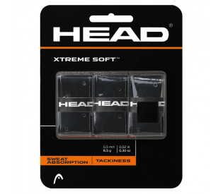 Овергрип Head Xtreme Soft, 0.5 мм, 3 шт, черный