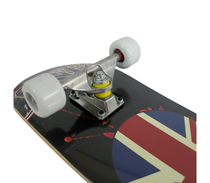 Скейтборд деревянный "Cosmoride" 222B Череп с флагом-фото 2 hover image