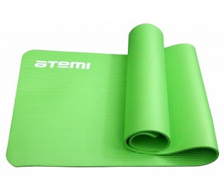 Коврик для йоги и фитнеса Atemi зелёный. 