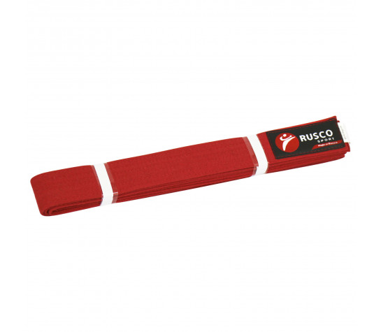Пояс для единоборств "Rusco Sport" красный 240см Красный image