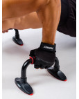 Перчатки для занятий спортом "TORRES", р.S, нейлон, натуральная кожа, подбивка 6мм, напульсник, черный Чёрный-фото 3 additional image