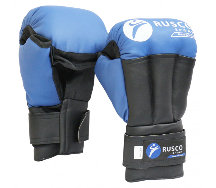Перчатки для рукопашного боя "Rusco Sport" 12oz синие