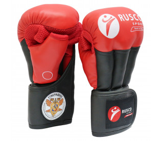 Перчатки для рукопашного боя "Rusco Sport" PRO 8oz красные