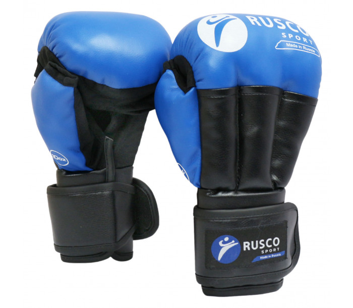 Перчатки для рукопашного боя "Rusco Sport" Классик (8oz M) синие