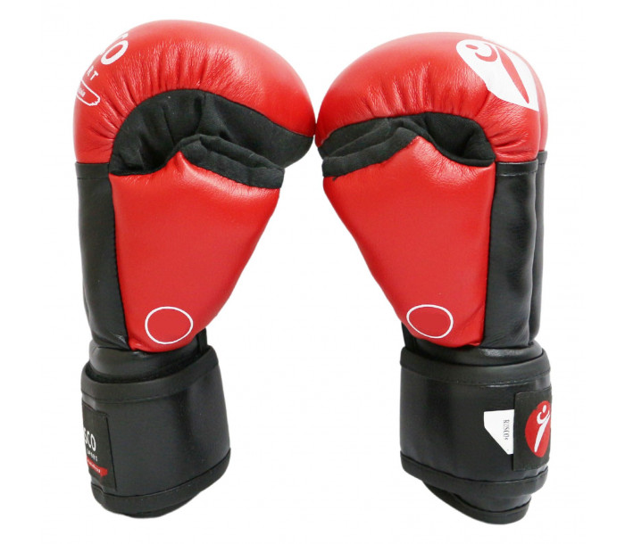 Перчатки для рукопашного боя "Rusco Sport" Классик (8oz S) красные-фото 2 hover image
