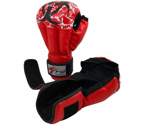Перчатки для рукопашного боя FIGHT-1 БИО, (8oz S) красный Красный image
