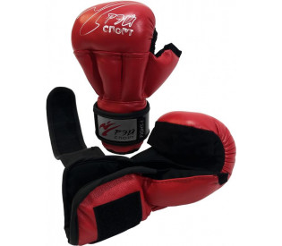 Перчатки для рукопашного боя FIGHT-1, (8oz S) красный