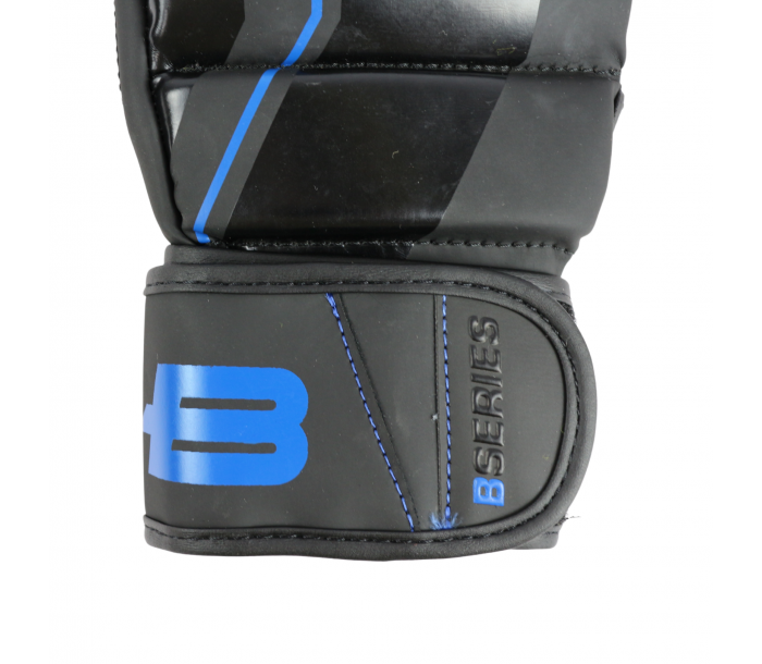 Перчатки для ММА Boybo B-series, черно-синие р.S-фото 2 hover image