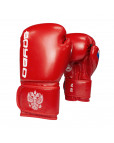 Перчатки боксерские "BoyBo" TWIN, IKB-42 (одобрено ФБР, ФКР),10oz красный Красный-фото 2 additional image