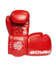 Перчатки боксерские "BoyBo" TWIN, IKB-42 (одобрено ФБР, ФКР),10oz красный Красный-фото 4 additional image