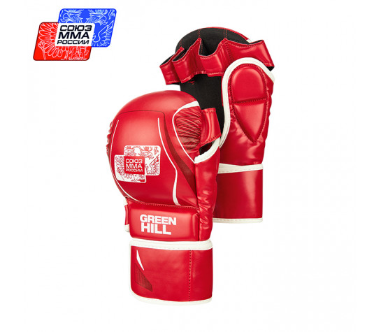 Перчатки СОЮЗ MMA РОССИИ красные, p.M Красный image