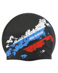 Шапочка для плавания "Elous", силиконовая, Россия чёрная Чёрный-фото 5 additional image