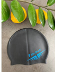 Шапочка для плавания "Elous", силиконовая, Россия чёрная Чёрный-фото 6 additional image