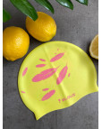 Шапочка для плавания "Elous" детская, силиконовая, Фламинго жёлтый Жёлтый-фото 2 additional image