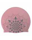 Шапочка для плавания "Elous", силиконовая, Мандала розовый Розовый-фото 3 additional image