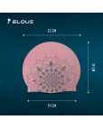 Шапочка для плавания "Elous", силиконовая, Мандала розовый Розовый-фото 5 additional image