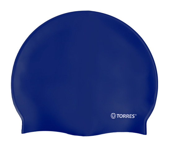 Шапочка для плавания TORRES No Wrinkle, синий, силикон Синий image
