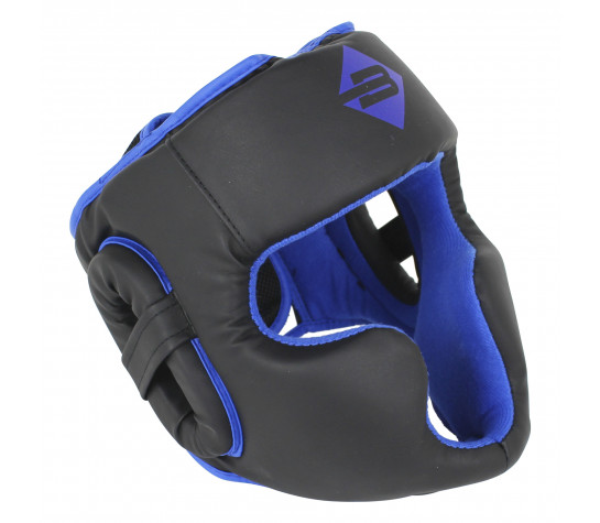 Шлем "BoyBo" Атака тренировочный, чёрно-синий p.(S/M) Чёрный image