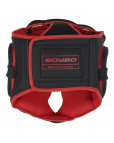 Шлем "BoyBo" Атака тренировочный, чёрно-красный p.(L/XL) Чёрный-фото 4 additional image