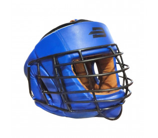 Шлем с металлической решеткой "BoyBo" Flexy синий BP2005 (S)