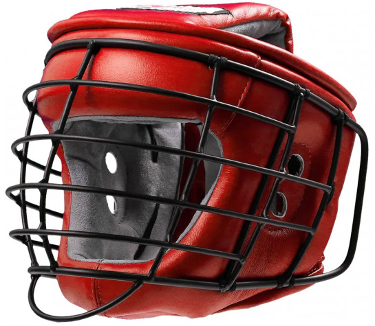 Шлем с металлической маской ТИТАН-2 для АРБ, р.S красный Красный image
