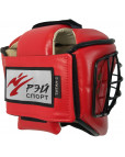 Шлем с металлической маской ТИТАН-2 для АРБ, р.L красный Красный-фото 3 additional image