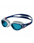 Очки для плавания "SPEEDO Biofuse 2.0", 8-00233214502, СИНИЕ линзы, белая оправа Синий-фото 2 additional image