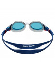 Очки для плавания "SPEEDO Biofuse 2.0", 8-00233214502, СИНИЕ линзы, белая оправа Синий-фото 4 additional image