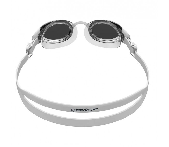 Очки для плавания "SPEEDO Mariner Pro Mirror", 8-00237314553, ЗЕРКАЛЬНЫЕ линзы, белая оправа-фото 2 hover image