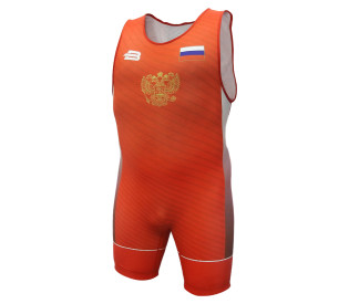 Трико борцовское "BoyBo" PROFI р.XXL красный