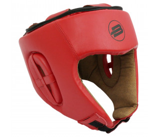 Шлем боевой "BoyBo" BH200, искусственная кожа, красный p.L