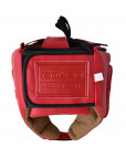 Шлем боевой "BoyBo" BH200, искусственная кожа, красный p.L Красный-фото 3 additional image