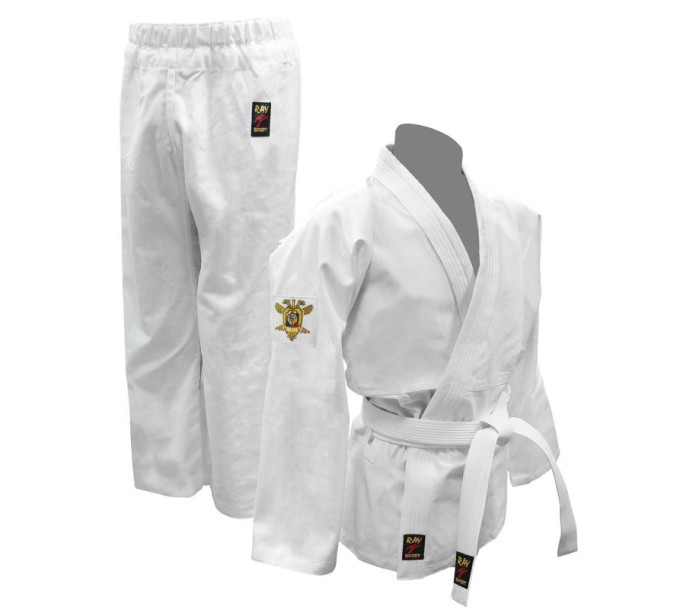 Кимоно для рукопашного боя "Рэй Спорт" р.46, рост 165-170, цвет белый