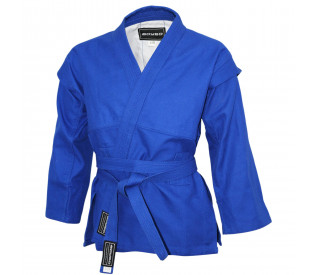 Куртка для самбо "BoyBo" синяя, (000(110))