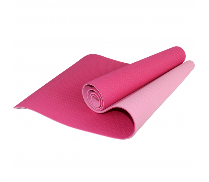 Коврик для фитнеса Espado TPE 173x61x0,6 см, розовый ES9033-фото 2 hover image