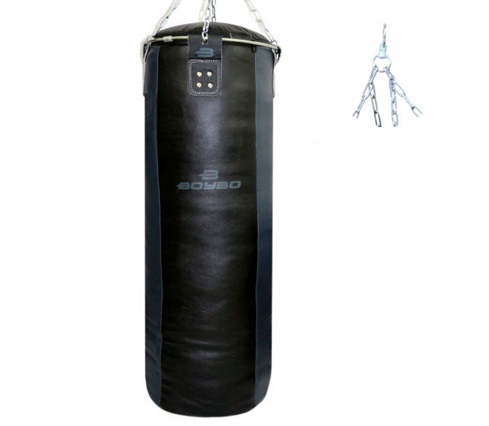 Мешок боксёрский 55кг,120см "BoyBo", серый