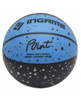 Мяч баскетбольный "Ingame Point" №7  чёрно-синий Чёрный-фото 2 additional image