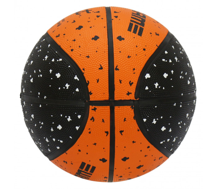 Мяч баскетбольный "Ingame Point" №7  чёрно-оранжевый-фото 2 hover image