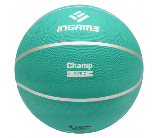 Мяч баскетбольный "Ingame Champ" №7 бирюзовый Бирюзовый image