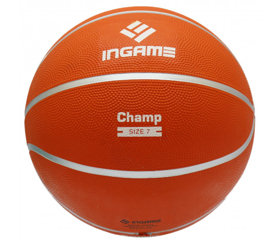 Мяч баскетбольный "Ingame Champ" №7 оранжевый Оранжевый image